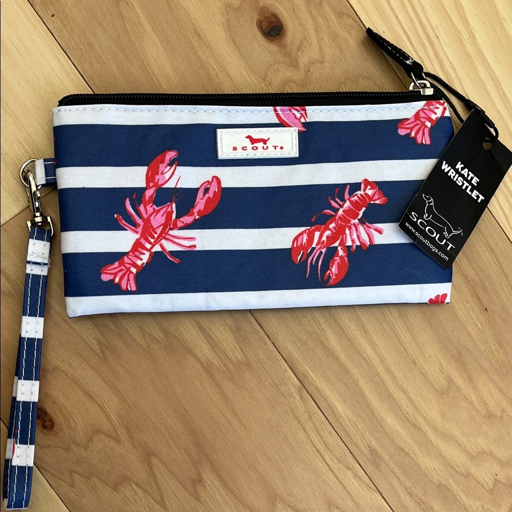 Scout Nautical Lobster Kate Wristlet
